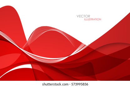 Abstract red background. Vector illustration. Clip-art