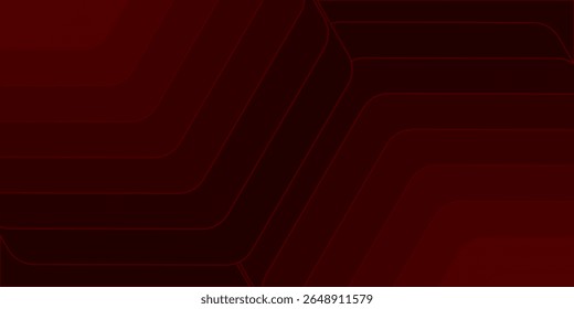 Abstract red background vector overlap layer on dark space for background design.
