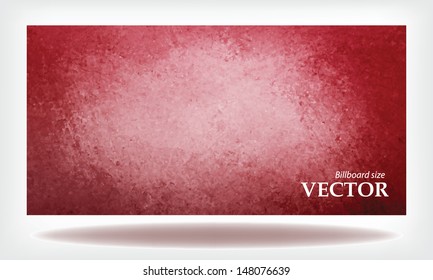 abstract red background vector, pink white cloudy center color splash for text blended into pink red color border vintage grunge background texture layout design, billboard background, brochure layout