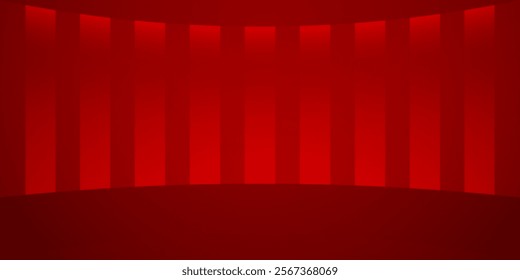 Abstract red background with vertical line stripes