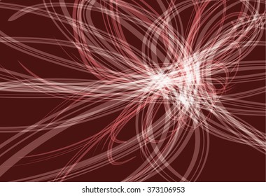 abstract red background waves curves and lines