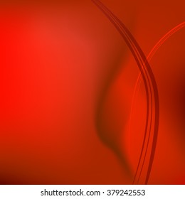 abstract red background waves curves and lines