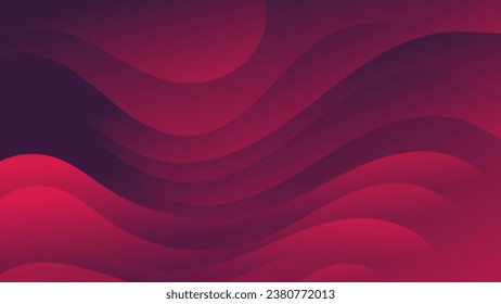 Abstract Red Background with Wavy Shapes.  green color scheme with flowing and curvy shapes. This  asset is suitable for website backgrounds, flyers, posters, and digital art projects.