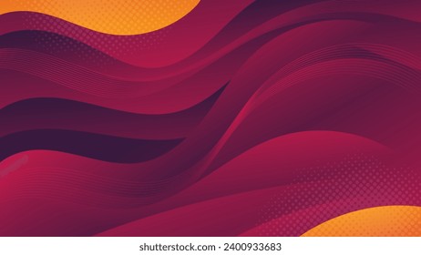 Abstract red Background with Wavy Shapes. flowing and curvy shapes. This asset is suitable for website backgrounds, flyers, posters, and digital art projects.