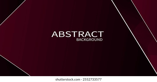 Abstract red background with white lines design. vector illustration.