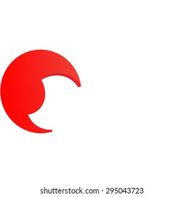 abstract red background for your text and logo hatbox 