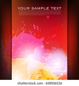 Abstract Red Banner