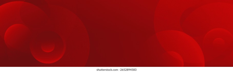 Abstractas fondo de Anuncio rojo. Diseño gráfico de Formas geométricas brillantes. 