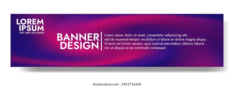 Abstract Red banner color with a unique wavy design. It is ideal for creating eye catching headers, promotional banners, and graphic elements with a modern and dynamic look.