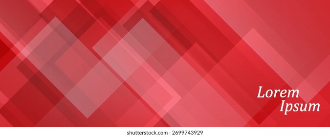 faixa vermelha abstrata com linhas diagonais. ilustração vetorial eps 10