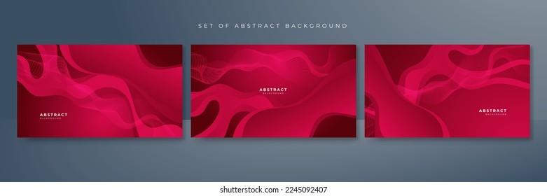 Abstract red banner geometric shapes light silver technology background vector. Modern diagonal presentation background.