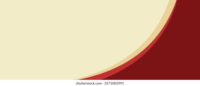 Abstract Red and Beige Wave Background