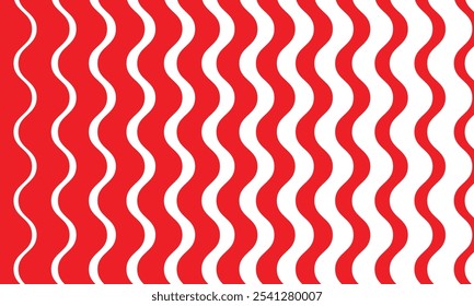 abstract red big to small smooth wave line pattern can be used background, wallpaper, wall cloth.