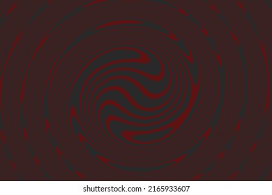 Abstract Red Big Spiral Yin Yang Perfect For Background