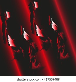 Abstract red and black background
