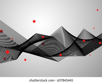 Abstract red black background