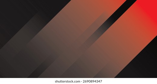 Fondo rojo y negro Abstractas con Formas de gradiente diagonal