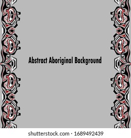 abstract red and black background native