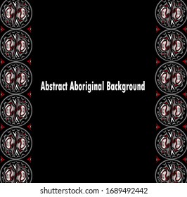 abstract red and black background native