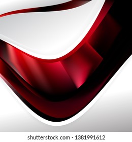Abstract Red and Black Background Template