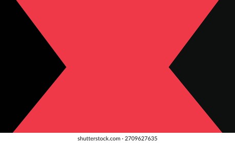 Abstract red and black background vector illustration with a blank paper curl design template for a banner, card, or web label