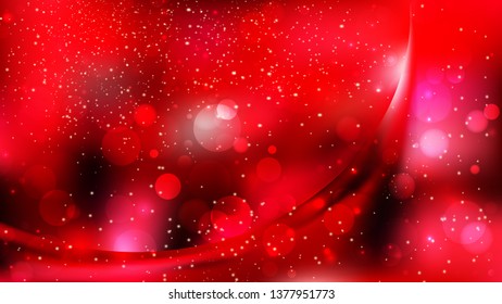 Abstract Red and Black Blur Lights Background Vector