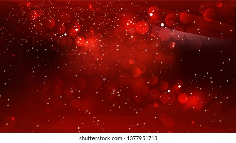 Abstract Red and Black Blurred Bokeh Background