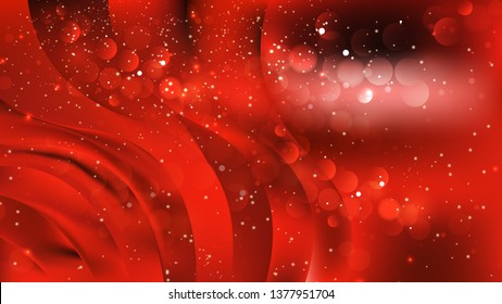 Abstract Red and Black Blurred Lights Background Vector