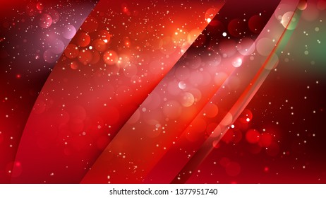 Abstract Red and Black Bokeh Background