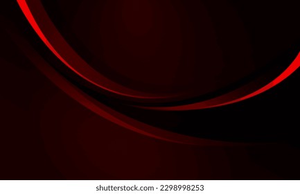 Abstract red black curve overlap with blank space design modern futuristic background vector illustration.