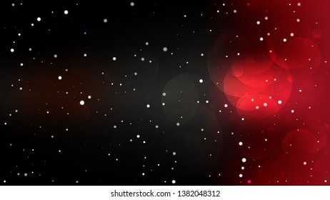 Abstract Red and Black Defocused Lights Background