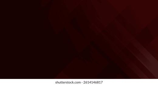 Abstract red and black design background with stroke and shadow effect. Red gradient wallpaper with minimal geometric. Modern and cool background. vector illustration