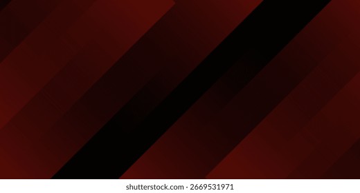 Abstract red and black design background with stroke and shadow effect. Red gradient wallpaper with minimal geometric. Modern and cool background.