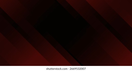 Abstractas fondo de diseño rojo y negro con efecto de trazo y sombra. Fondo de pantalla degradado rojo con geometría mínima. Fondo moderno y fresco.