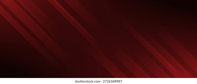 Fundo de design vermelho e preto abstrato com traçado e efeito de sombra. Papel de parede gradiente vermelho com geometria mínima. Fundo moderno e fresco.