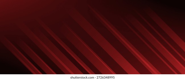 Fundo de design vermelho e preto abstrato com traçado e efeito de sombra. Papel de parede gradiente vermelho com geometria mínima. Fundo moderno e fresco.