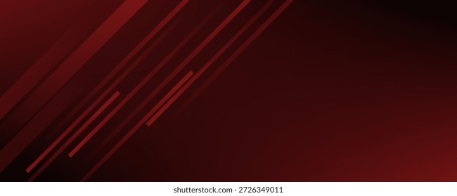 Fundo de design vermelho e preto abstrato com traçado e efeito de sombra. Papel de parede gradiente vermelho com geometria mínima. Fundo moderno e fresco.