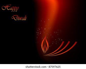 Abstract red and black Diwali background