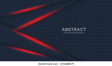 abstract red and black frame layout modern tech design template background.