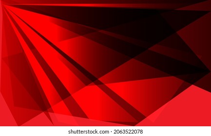 Abstract red black geometric design modern futuristic background vector illustration.