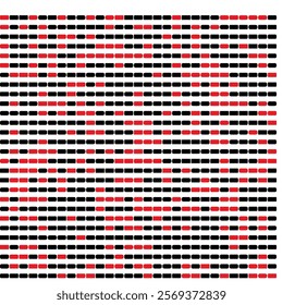 Abstract Red and Black Geometric Pattern