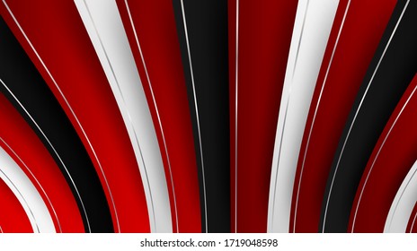 Abstract. red - black gradient geometric overlap shape background. vector.