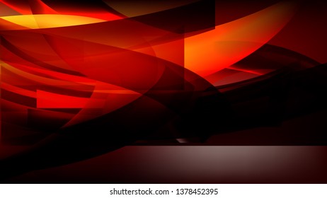 Abstract Red and Black Graphic Background