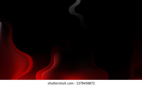 Abstract Red and Black Graphic Background
