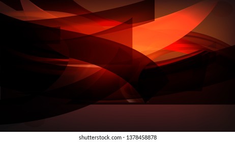 Abstract Red and Black Graphic Background
