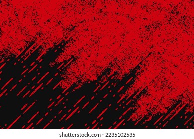 Abstract red and black grunge texture background