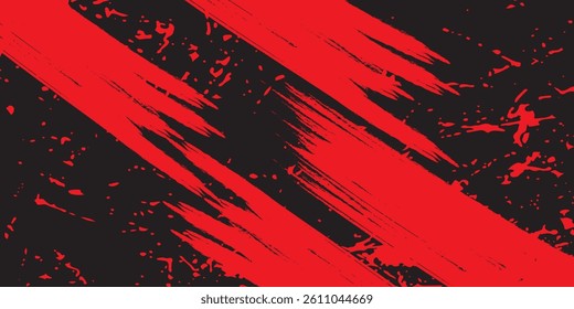 Abstract red and black grunge texture background. eps 10