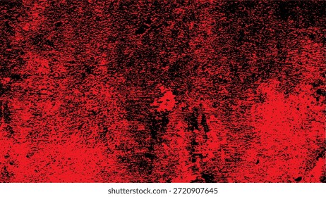 Abstractas textura grunge roja y negra con efecto sonoro afligido y patrón granulado de alto contraste.