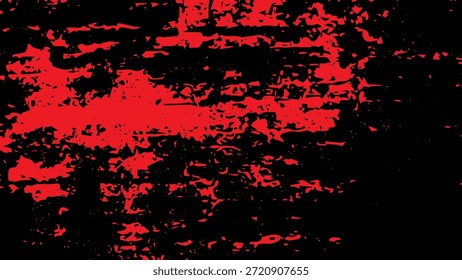 Abstractas textura grunge roja y negra con efecto sonoro afligido y patrón granulado de alto contraste.