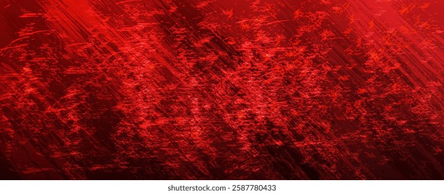 Abstract red black grunge vector background with halftone effect for cover design, poster, cover, banner, flyer and cards. Bright futuristic texture illustration.